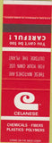 Matchbook Cover - Celanese Corp Safety Bishop TX Chemical Plant SAMPLE