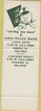 Matchbook Cover - Argo State Bank Chicago IL Summit SAMPLE