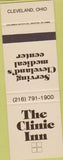 Matchbook Cover - The Clinic Inn Cleveland OH SAMPLE