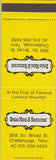 Matchbook Cover - Drake Motel Restaurant Chattanooga TN SAMPLE
