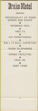 Matchbook Cover - Drake Motel Restaurant Chattanooga TN SAMPLE