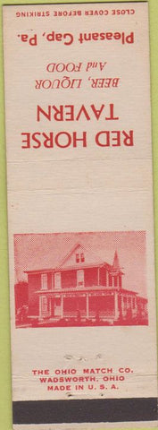 Matchbook Cover - Red Horse Tavern Plesant Gap PA