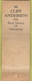 Matchbook Cover - Naples Insurance FL WEAR