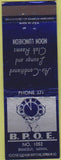 Matchbook Cover - Elks Club Bemidji MN