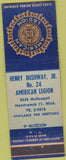 Matchbook Cover - American Legion Hamtramck MI