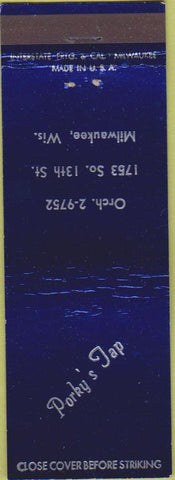 Matchbook Cover - Porky's Tap Milwaukee WI