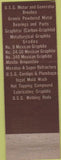 Matchbook Cover - United STates Graphite Saginaw MI