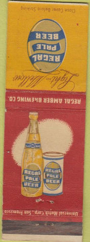 Matchbook Cover - Regal Pale Beer WEAR