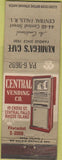 Matchbook Cover - Kumiega's Cafe Central Falls RI Vending