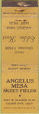 Matchbook Cover - Angelus Mesa Skeet Fields Culver City CA WORN