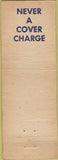 Matchbook Cover - Club 52 Indianapolis? IN girlie