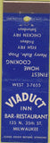 Matchbook Cover - Viaduct Inn Milwaukee WI