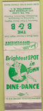 Matchbook Cover - the B and B Johnstown RI girlie WEAR