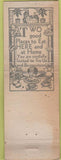 Matchbook Cover - the B and B Johnstown RI girlie WEAR