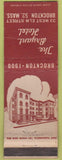Matchbook Cover - Bryant Hotel Brockton MA WORN