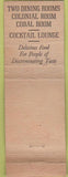 Matchbook Cover - Bryant Hotel Brockton MA WORN