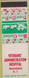 Matchbook Cover - Veterans Administration Hospital Providence RI Christmas