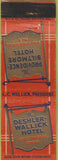 Matchbook Cover - Providence Biltmore Hotel RI WORN