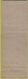 Matchbook Cover - US Army WORN