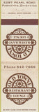 Matchbook Cover - Old Towne Lounge Parma Heights OH WORN