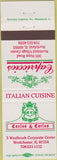 Matchbook Cover - Carlos  and  Carlos Westchester IL Northfield