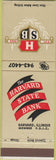 Matchbook Cover - Harvard State Bank IL