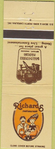 Matchbook Cover - Richard's Restaurant Bryant IN
