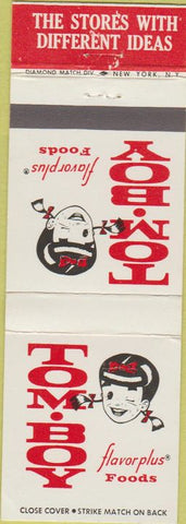 Matchbook Cover - Tom Boy Foods