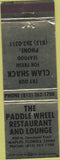 Matchbook Cover - Paddle Wheel Restaurant Naples FL