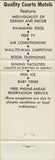 Matchbook Cover - Quality Court Motel Jackson MI