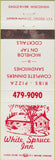 Matchbook Cover - White Spurce Inn Eagle River WI Michelob beer