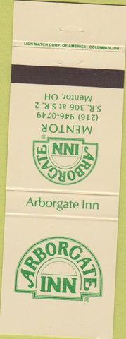 Matchbook Cover - Arborgate Inn Mentor OH