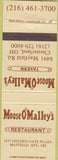 Matchbook Cover - Moose O Malley's Tavern Chesterland OH