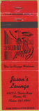 Matchbook Cover - Jason's Lounge Miami FL red