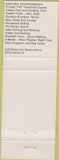 Matchbook Cover - Kutsher's Hotel Country Club Monticello NY golf