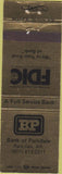 Matchbook Cover - Bank of Parkdale AR
