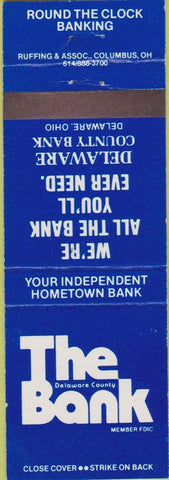 Matchbook Cover - Delaware County Bank OH