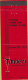 Matchbook Cover - The Timbers Hales Corners WI