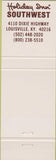 Matchbook Cover - Holiday Inn Louisville KY