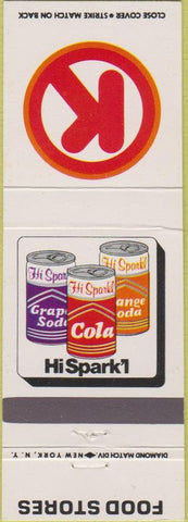 Matchbook Cover - Circle K Gas Station Hi Spark'l Soda