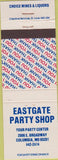 Matchbook Cover - Eastgate Party Shop Columbia MO