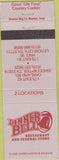 Matchbook Cover - Dinner Bell Restaurant Lenoir City TN Sweetwater