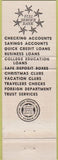 Matchbook Cover - 1st National Bank Allentown PA