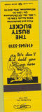 Matchbook Cover - Rusty Bucket Milwaukee WI girlie