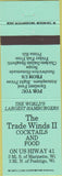 Matchbook Cover - Trade Winds II Marinette WI Peshtigo