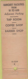 Matchbook Cover - Hotel Taft New Haven CT
