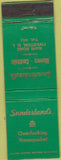 Matchbook Cover - Sunderland's Nanaquaket Tiverton RI