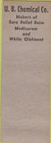 Matchbook Cover - Cast Stone Grave Vaults Columbus OH