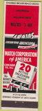 Matchbook Cover - Match Corp Jim Colton Burlington VT