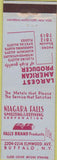 Matchbook Cover - Niagara Falls Smelting Refining Buffalo NY
